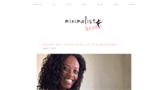 Desktop Screenshot of minimalistbeauty.com